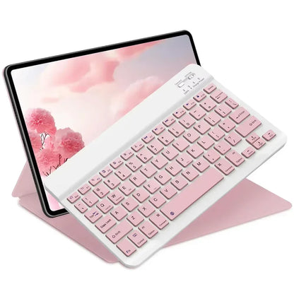 7/10inch Bluetooth Keyboard Wireless Keyboard Bluetooth Mini English Russian Keyboard Rechargeable For ipad Phone Tablet